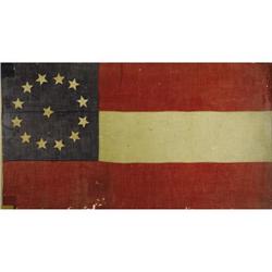 JEFFERSON DAVIS: CSA FLAG FROM BEAUVOIR