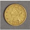 Image 1 : 1849-D $5 GOLD HALF EAGLE FROM DAHLONEGA MINT