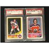 Image 1 : 1970s O-PEE-CHEE WHA NM-MT 8 GRADED HOCKEY CARD LOT (B. LONG/ R. PATENAUDE)