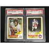 Image 1 : 1970s O-PEE-CHEE WHA NM-MT 8 GRADED HOCKEY CARD LOT (M. ANTONOVICH/ U. NILSSON)