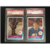 Image 1 : 1977 O-PEE-CHEE WHA GRADED HOCKEY CARD LOT (#44 J.C TREMBLAY/ #8 CLOUTIER)