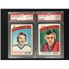 Image 1 : 1976 O-PEE-CHEE NM-MT GRADED HOCKEY CARD LOT (#159 LEFLEY/ #160 GIACOMIN)