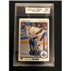 Image 1 : 1990-91 UD FRENCH #175 CURTIS JOSEPH Rookie Card (10 GEM MINT)