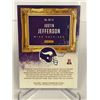 Image 2 : 2020 PANINI CHRONICLES GRIDIRON KINGS FOOTBALL #GK-13 JUSTIN JEFFERSON RC