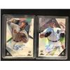 Image 1 : TOPPS FINEST ROOKIE AUTO BASEBALL CARD LOT (BUCK FARMER/ KYLE LOBSTEIN)