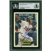 Image 1 : 2016 TOPPS HERITAGE MINORS #28 OZZIE ALBIES AUTHENTIC AUTOGRAPH (BECKETT WITNESSED)