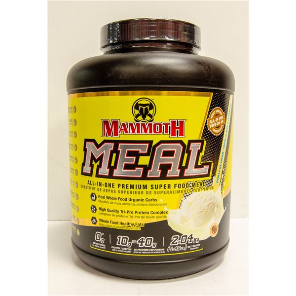 MAMMOTH MEAL ALL-IN-ONE SUPER FOOD MEAL VANILLA