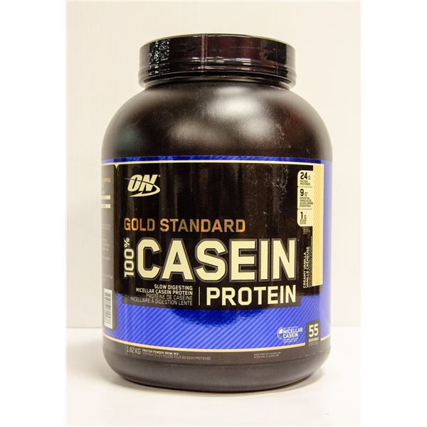 GOLD STANDARD 100% CASEIN PROTEIN. CREAMY VANILLA.