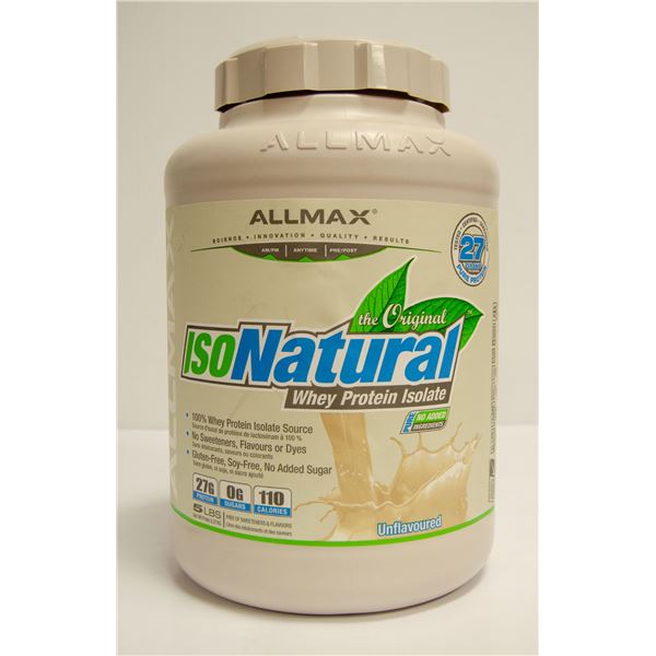 ALLMAX ISONATURAL WHEY PROTEIN ISOLATE 5LBS