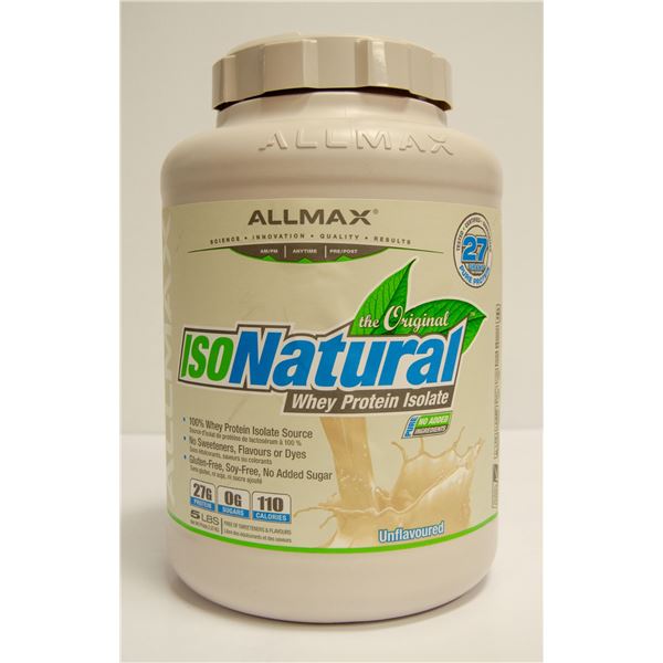 ALLMAX ISONATURAL WHEY PROTEIN ISOLATE 5LBS