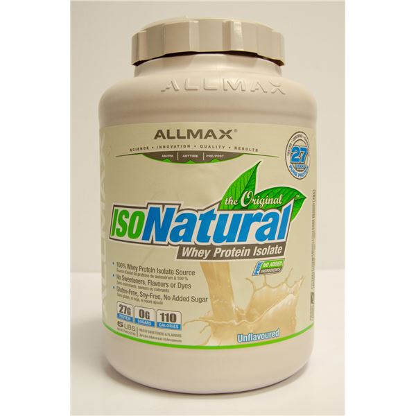 ALLMAX ISONATURAL WHEY PROTEIN ISOLATE 5LBS