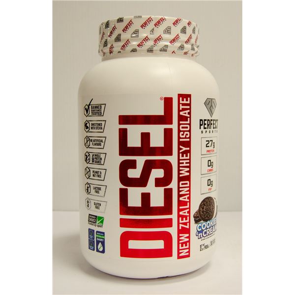 DIESEL NEW ZEALAND WHEY ISOLATE COOKIES & CREAM