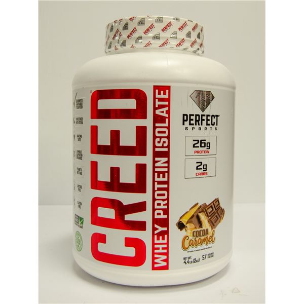 CREED WHEY PROTEIN ISOLATE COCOA CARAMEL