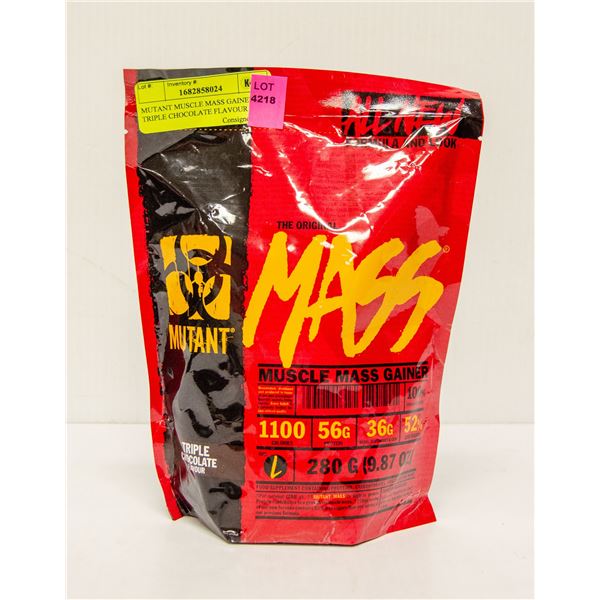 MUTANT MUSCLE MASS GAINER TRIPLE CHOCOLATE FLAVOUR