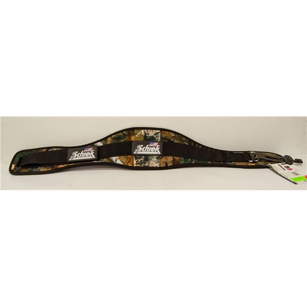SCHIEK SMALL SIZE LIFTING BELT CAMO PATTERN