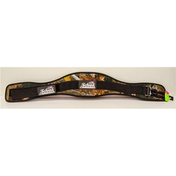 SCHIEK SMALL SIZE LIFTING BELT CAMO PATTERN