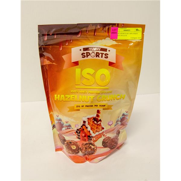 YUMMY SPORTS ISO 100% WHEY PROTEIN ISOLATE