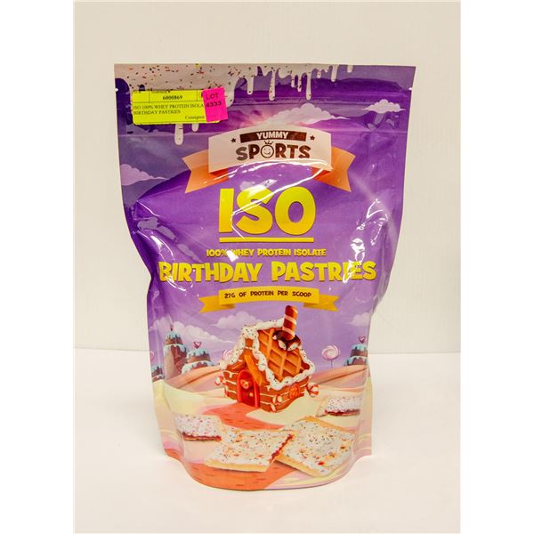 YUMMY SPORTS ISO 100% WHEY PROTEIN ISOLATE