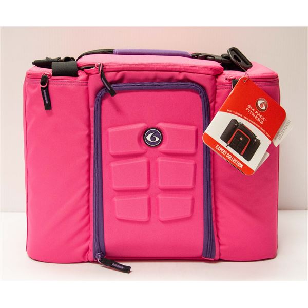 SIX PACK FITNESS PINK & PURPLE LARGE SIZE CARRY
