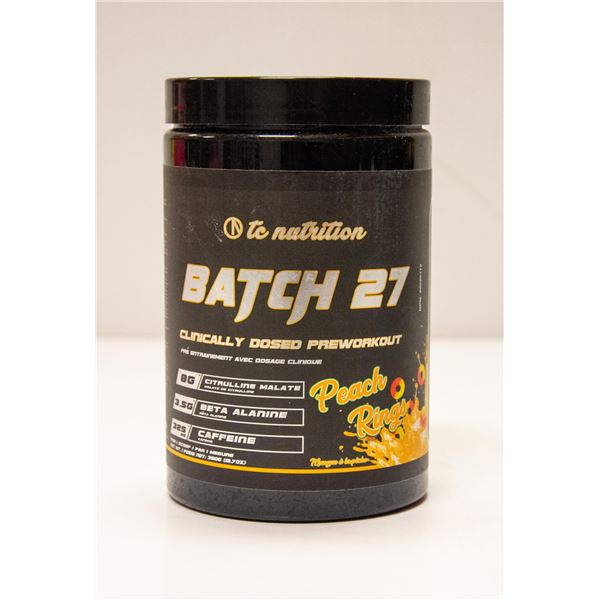 TC NUTRITION BATCH 27 CLINICALLY DOSED