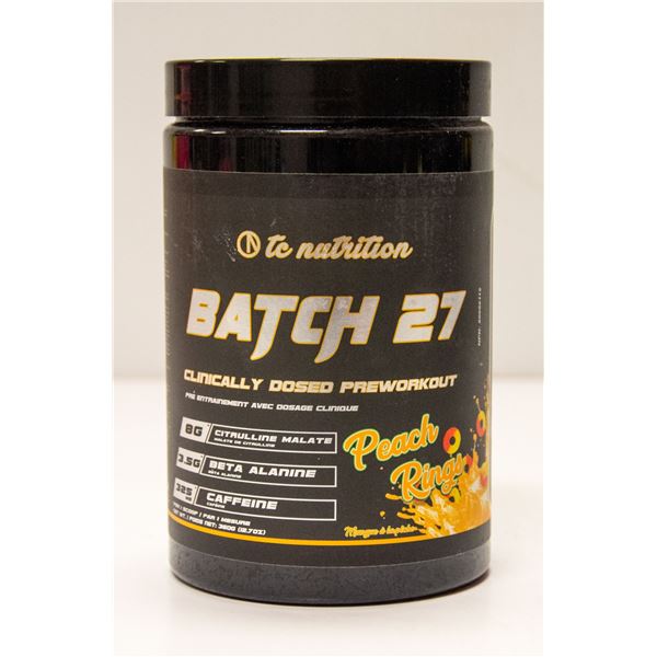 TC NUTRITION BATCH 27 CLINICALLY DOSED