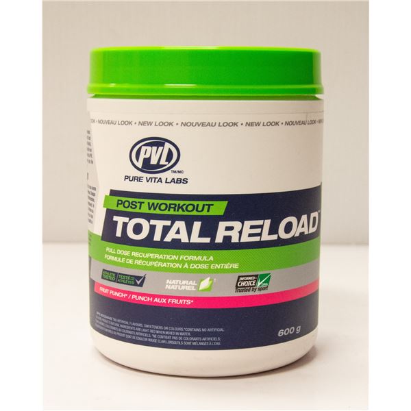 PVL TOTAL RELOAD POST-WORKOUT FORMULA FRUIT PUNCH