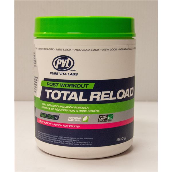PVL TOTAL RELOAD POST-WORKOUT FORMULA FRUIT PUNCH