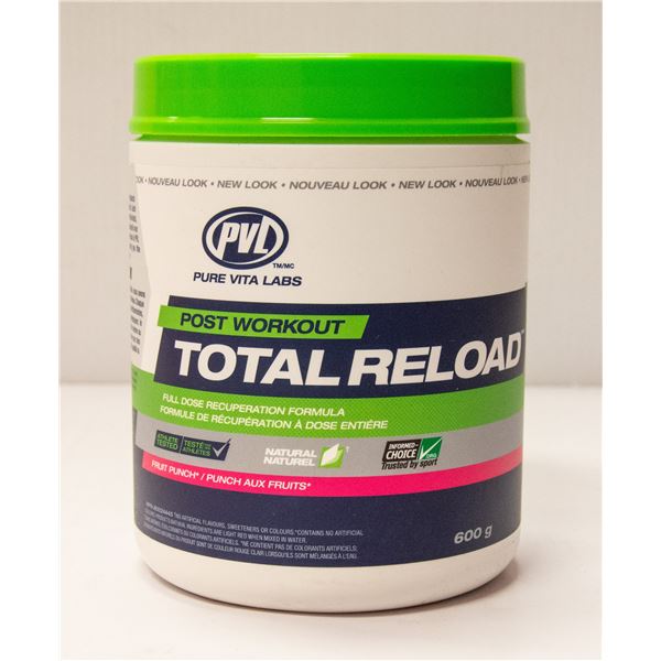 PVL TOTAL RELOAD POST-WORKOUT FORMULA FRUIT PUNCH