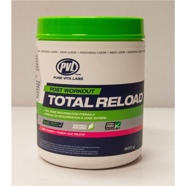 PVL TOTAL RELOAD POST-WORKOUT FORMULA FRUIT PUNCH