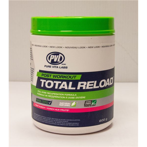 PVL TOTAL RELOAD POST-WORKOUT FORMULA FRUIT PUNCH