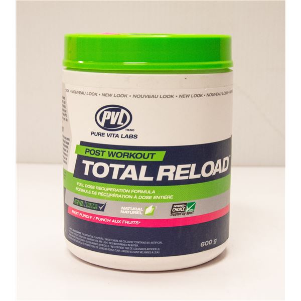 PVL TOTAL RELOAD POST-WORKOUT FORMULA FRUIT PUNCH