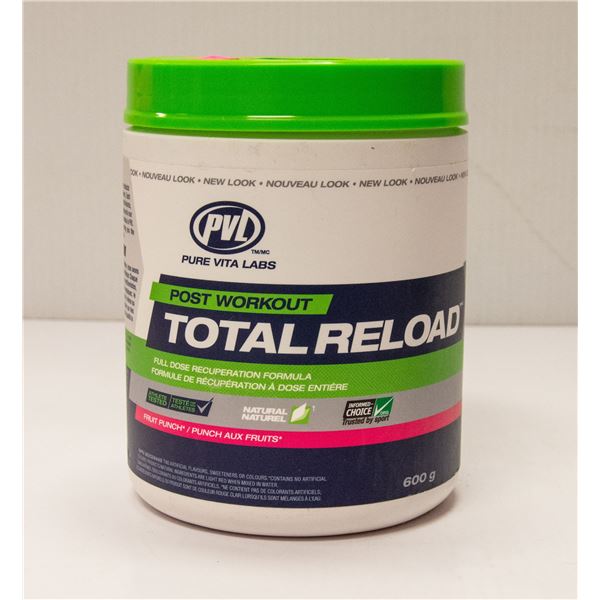 PVL TOTAL RELOAD POST-WORKOUT FORMULA FRUIT PUNCH