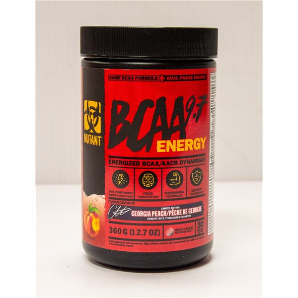 MUTANT BCAA 9.7 ENERGIZED BCAA GEORGIA PEACH