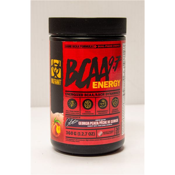 MUTANT BCAA 9.7 ENERGIZED BCAA GEORGIA PEACH
