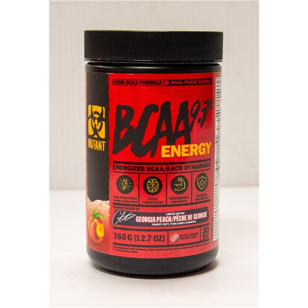 MUTANT BCAA 9.7 ENERGIZED BCAA GEORGIA PEACH