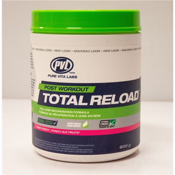 PVL TOTAL RELOAD POST-WORKOUT FORMULA FRUIT PUNCH