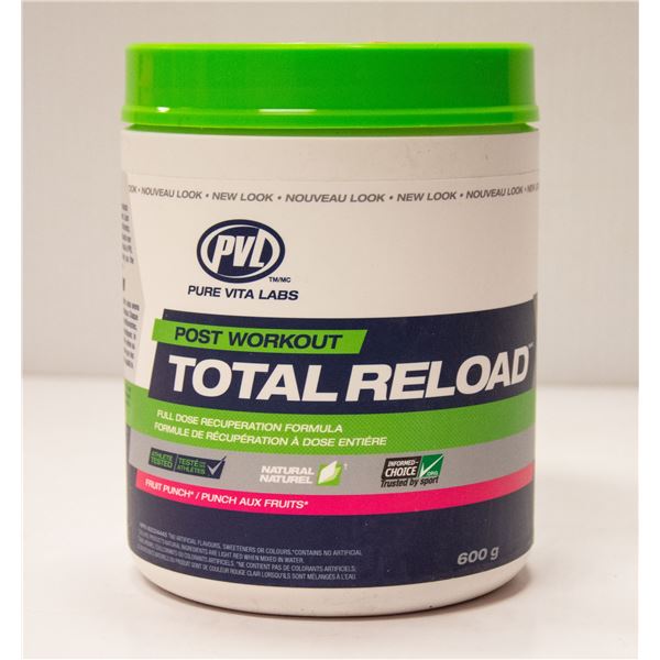PVL TOTAL RELOAD POST-WORKOUT FORMULA FRUIT PUNCH