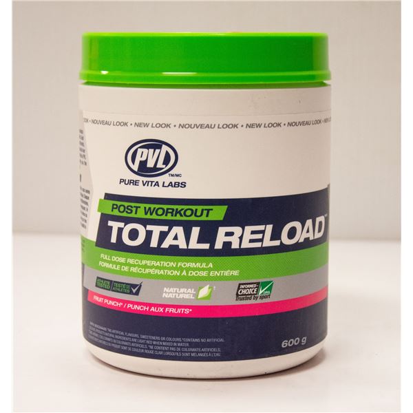 PVL TOTAL RELOAD POST-WORKOUT FORMULA FRUIT PUNCH