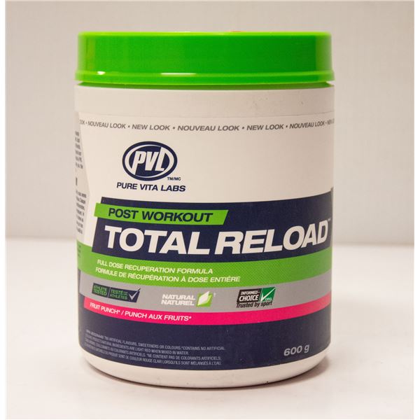 PVL TOTAL RELOAD POST-WORKOUT FORMULA FRUIT PUNCH