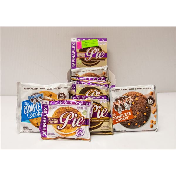 BOX WITH 9 ASSORTED OATMEAL PROTEIN PIES &
