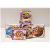 Image 1 : BOX WITH 9 ASSORTED OATMEAL PROTEIN PIES &