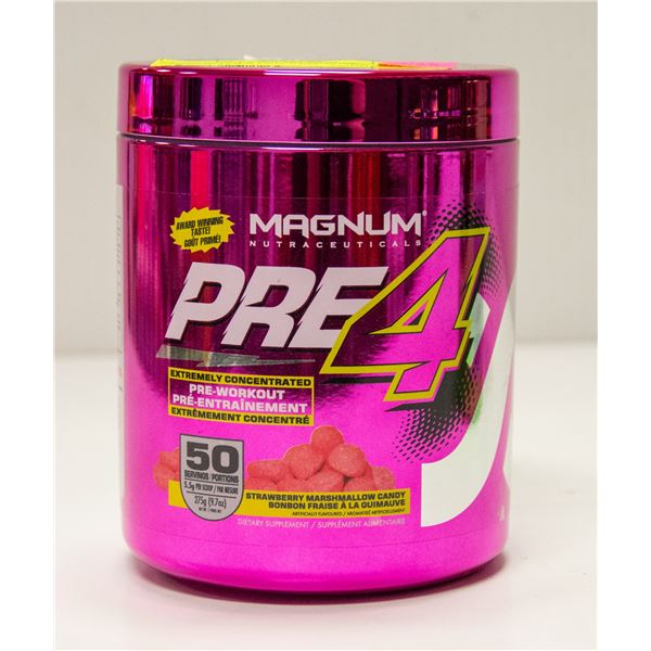MAGNUM PRE-4 EXTREMELY CONCENTRATED PRE-WORKOUT