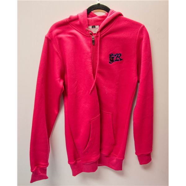 GYM RAT ZIP UP HOODIE SIZE LARGE