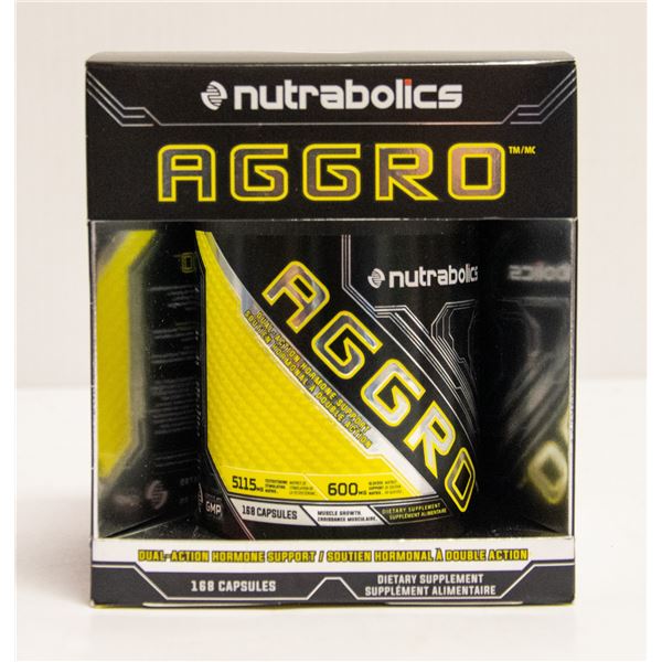 NUTRABOLICS AGGRO DUAL ACTION HORMONE SUPPORT
