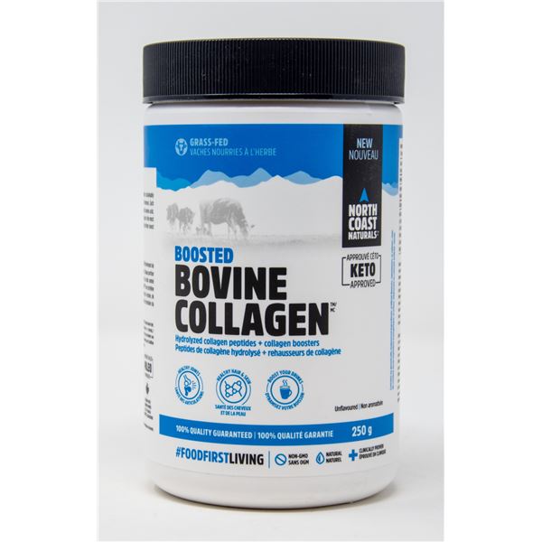 BOOSTED BOVINE COLLAGEN UNFLAVOURED 250G