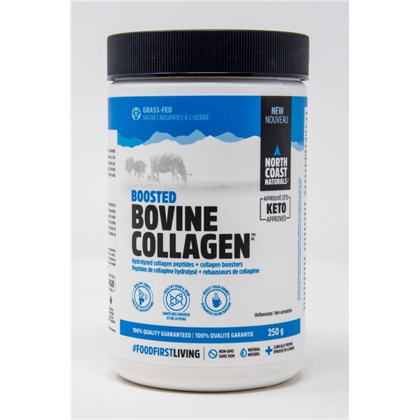 BOOSTED BOVINE COLLAGEN UNFLAVOURED 250G