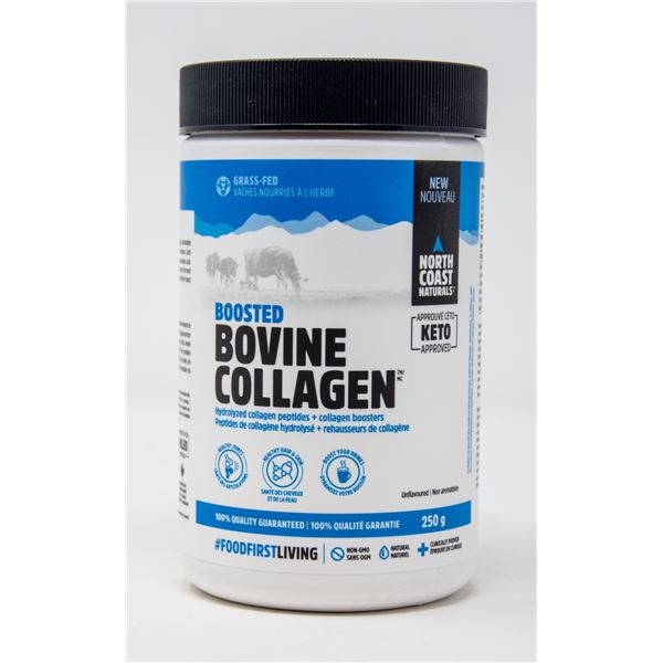 BOOSTED BOVINE COLLAGEN UNFLAVOURED 250G