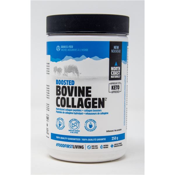 BOOSTED BOVINE COLLAGEN UNFLAVOURED 250G