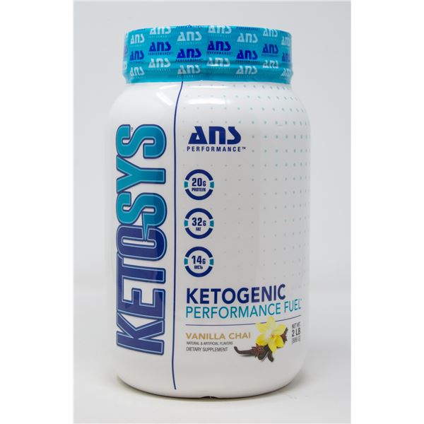 ANS KETOSYS KETOGENIC PERFORMANCE FUEL VANILLA