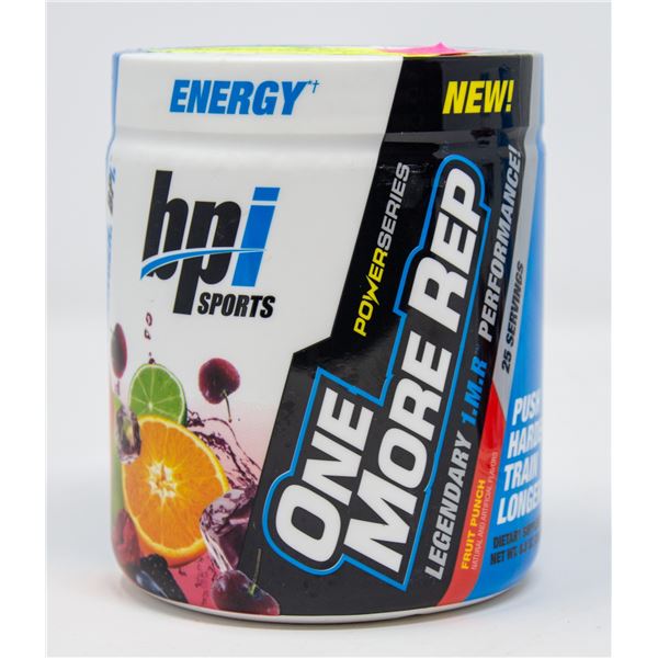 BPI SPORTS POWER SERIES ONE MORE REP PRE-WORKOUT